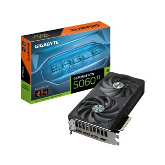 GIGABYTE GeForce RTX 5060 Ti EAGLE OC 8G Graphics Card - 8GB GDDR7, 128bit, PCI-E 5.0, 2617MHz Core Clock, 3 x DisplayPort, 1 x