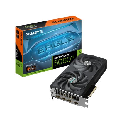 GIGABYTE GeForce RTX 5060 Ti EAGLE OC 8G Graphics Card - 8GB GDDR7, 128bit, PCI-E 5.0, 2617MHz Core Clock, 3 x DisplayPort, 1 x