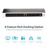 StarTech.com 4K USB-C Dock, Triple UHD 4K Monitor Docking Station, Mac & Windows, USB C to HDMI & DisplayPort, 100W Power Delive - Image 4
