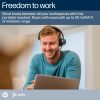 POLY Voyager 4310 Microsoft Teams Certified Headset +BT700 dongle +Charging Stand - Image 5