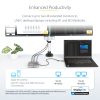 StarTech.com USB C Multiport Adapter, Dual 4K 60Hz HDMI 2.0b, HDR10, 2x 10Gbps USB Hub, 100W PD Pass-Through, GbE, SD, 14"/35cm - Image 10