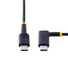 StarTech.com 6ft (2m) USB C Charging Cable Right Angle - 60W PD 3A - Heavy Duty Fast Charge USB-C Cable - Black USB 2.0 Type-C - - Image 6