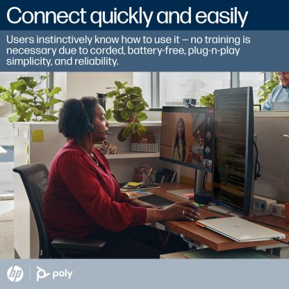 POLY Blackwire 3320 Stereo Microsoft Teams Certified USB-C Headset +USB-C/A Adapter - Image 12