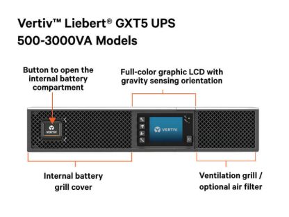 Vertiv Liebert GXT5 uninterruptible power supply (UPS) Double-conversion (Online) 3 kVA 3000 W 7 AC outlet(s) - Image 5