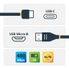 StarTech.com USB-C to Micro-B Cable - M/M - 1m (3ft) - USB 2.0 - Image 2