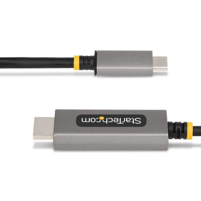 StarTech.com 10ft (3m) USB-C to HDMI Adapter Cable, 8K 60Hz, 4K 144Hz, HDR10, USB Type-C to HDMI 2.1 Video Converter Cable, USB- - Image 4