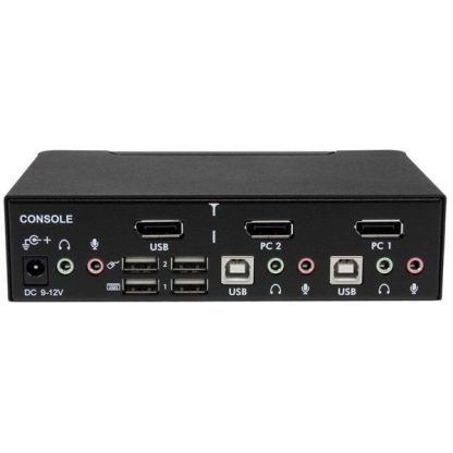 StarTech.com 2 Port Professional USB DisplayPort KVM Switch with Audio - Image 4