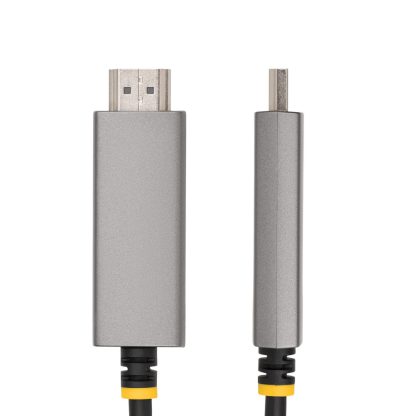 StarTech.com 10ft (3m) USB-C to HDMI Adapter Cable, 8K 60Hz, 4K 144Hz, HDR10, USB Type-C to HDMI 2.1 Video Converter Cable, USB- - Image 2