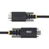 StarTech.com 6.6ft (2m) USB-C Charging Cable, Side Screw Locking, 240W (5A) PD EPR, Dual-Layer Silicone/Braided Jacket, USB 2.0 - Image 4