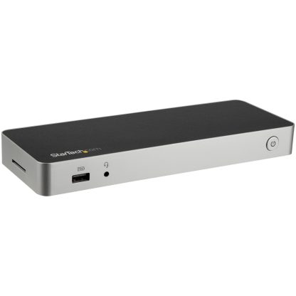 StarTech.com USB C Dock - Dual Monitor HDMI & DisplayPort 4K 30Hz - USB Type-C Laptop Docking Station 60W Power Delivery, SD, 4 - Image 8