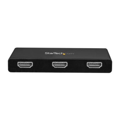 StarTech.com 3-Port Multi Monitor Adapter - USB-C to 3x HDMI Video Splitter - USB Type-C to HDMI MST Hub - Dual 4K 30Hz or Tripl - Image 2