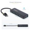 StarTech.com 4-Port USB-C Hub, 5Gbps, USB-C to 4x USB-A, Bus Powered, Small Travel Mini Hub, Multi-Port USB 3.0 Splitter, Portab - Image 16