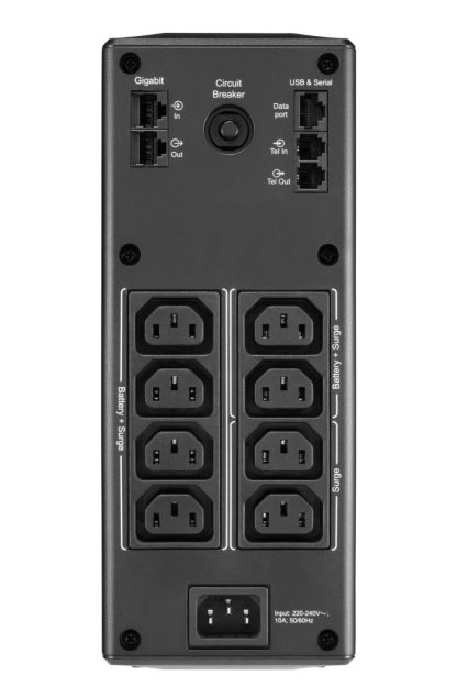 APC Back-UPS Pro, 1600VA/960W, Tower, 230V, 8x IEC C13 outlets, AVR, LCD, User Replaceable Battery - Image 2