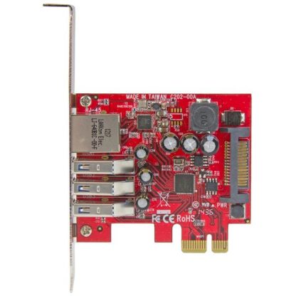 StarTech.com 3-Port PCI Express USB 3.0 Card + Gigabit Ethernet - Image 2