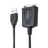 StarTech.com 3ft (1m) USB to Serial Cable with COM Port Retention, DB9 Male RS232 to USB Converter, USB to Serial Adapter for P - Image 2