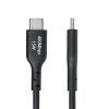StarTech.com 6.6ft (2m) USB-A to USB-C Charging Cable, Charge & Sync, 3A, USB 2.0, TPE Jacket - Black USB Charging Cord - Image 4