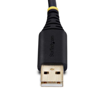 StarTech.com 6.6ft (2m) USB to Serial Adapter Cable, COM Retention, Interchangeable Screws/Nuts, USB-A to DB9 RS232, FTDI IC, E - Image 6