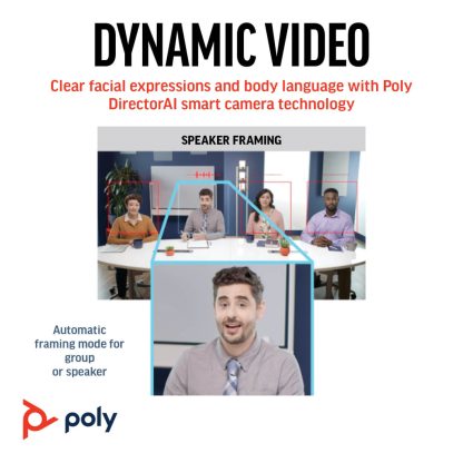 POLY Studio R30 USB Video Bar - Image 9