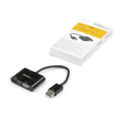 StarTech.com DisplayPort to HDMI VGA Adapter - DisplayPort 1.2 HBR2 to HDMI 2.0 (4K 60Hz) or VGA 1080p Converter Dongle - DP to - Image 5
