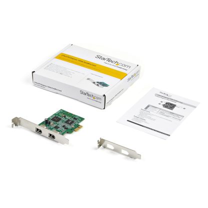 StarTech.com 2-Port PCI Express FireWire Card - PCIe FireWire 1394a Adapter - Image 6