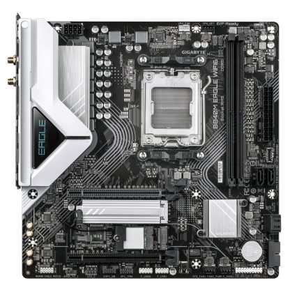 GIGABYTE B840M EAGLE WIFI6 Motherboard - AMD Ryzen 9000 CPUs, 5+2+2 Phases VRM, up to 7600MHz DDR5(O.C), 1xPCIe 4.0 + 1xPCIe 3. - Image 2