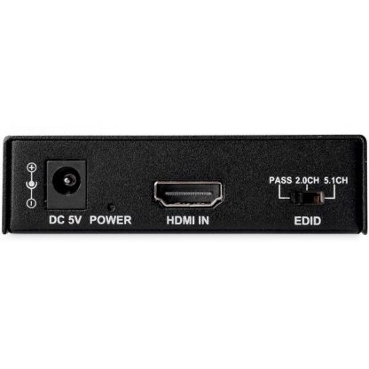 StarTech.com 4K HDMI Audio Extractor with 4K 60Hz Support - Image 2