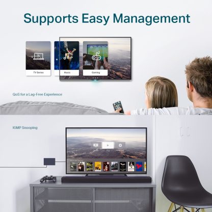TP-Link TL-SG105E network switch Managed L2 Gigabit Ethernet (10/100/1000) Black - Image 6