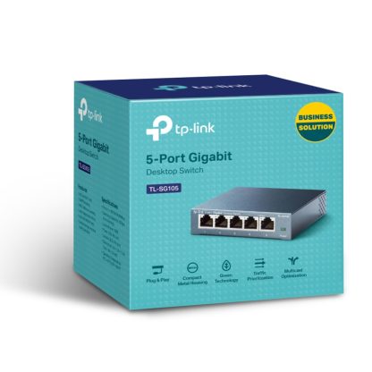TP-Link TL-SG105 network switch Unmanaged L2 Gigabit Ethernet (10/100/1000) Black - Image 3