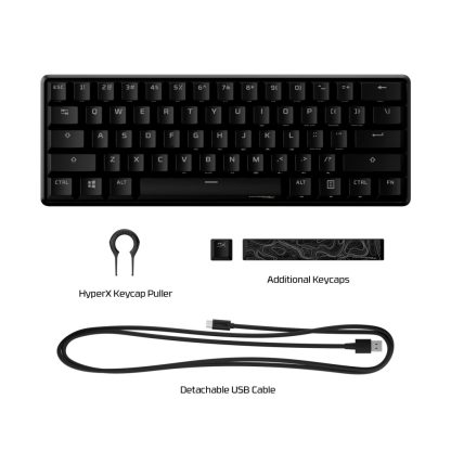HyperX Alloy Origins 60 - Mechanical Gaming Keyboard - HX Red (US Layout) - Image 7