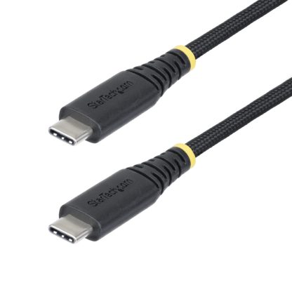 StarTech.com 1m (3.3ft) USB-C Charging Cable, 240W (5A) PD EPR, Dual-Layer Silicone/Braided Jacket, USB 2.0 Laptop Charger Cable