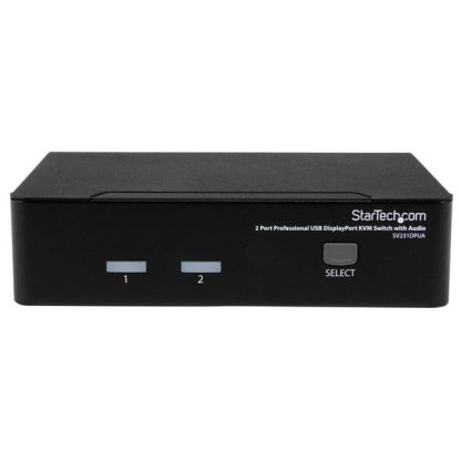 StarTech.com 2 Port Professional USB DisplayPort KVM Switch with Audio - Image 2