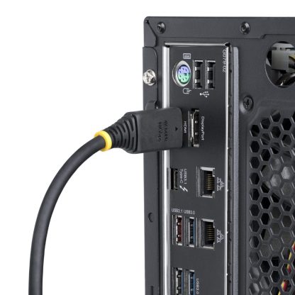 StarTech.com 3ft (0.9m) High Speed HDMI Cable with Gripping Connectors, 4K 60Hz/1440p 144Hz, HDR10/HDCP 2.2/ARC, 18Gbps, UHD HD - Image 9