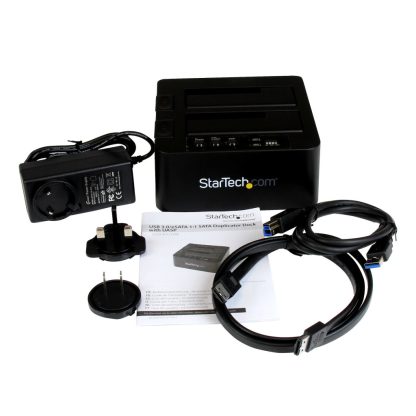 StarTech.com Dual Bay Hard Drive Duplicator, Standalone USB 3.0 (5 Gbps) / eSATA to 2.5/3.5" SATA III HDD/SSD Cloner/Copier, Ha - Image 4