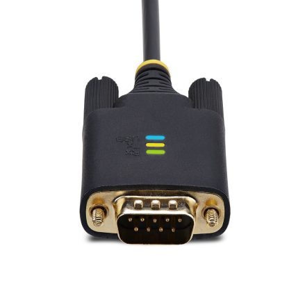 StarTech.com 3ft (1m) USB to Serial Adapter Cable, COM Retention, Interchangeable Screws/Nuts, USB-A to DB9 RS232, FTDI IC, ESD - Image 8