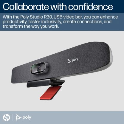 POLY Studio R30 USB Video Bar - Image 5