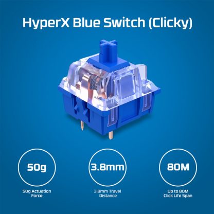 HyperX Alloy Origins PBT HX Blue - Mechanical Gaming Keyboard - Image 6