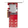 StarTech.com Dual M.2 PCIe SSD Adapter Card - x8 / x16 Dual NVMe or AHCI M.2 SSD to PCI Express 3.0 - M.2 NGFF PCIe (M-Key) Comp - Image 2