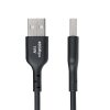 StarTech.com 6.6ft (2m) USB-A to USB-C Charging Cable, Charge & Sync, 3A, USB 2.0, TPE Jacket - Black USB Charging Cord - Image 3