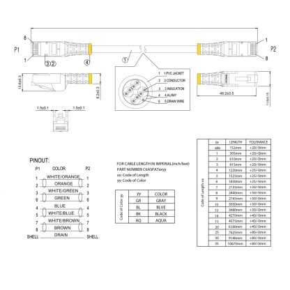 StarTech.com 1.5 m CAT6a Patch Cable - Shielded (STP) - 100% Copper Wire - Snagless Connector - Blue - Image 9