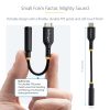 StarTech.com 5in (12.7cm) USB-C to 3.5mm TRRS Headphone/Headset Jack Audio Adapter, USB Type-C Aux Dongle, 32-bit DAC, Supports - Image 10