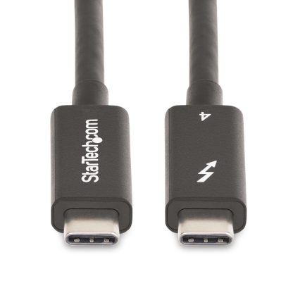 StarTech.com 6ft (2m) Active Thunderbolt 4 Cable, 40Gbps, 100W Power Delivery, 4K/8K Video, Intel-Certified Thunderbolt Cable - - Image 4
