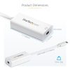 StarTech.com USB-C to Mini DisplayPort Adapter - 4K 60Hz - White - USB 3.1 Type-C to Mini DP Adapter - Upgraded Version is CDP2 - Image 12