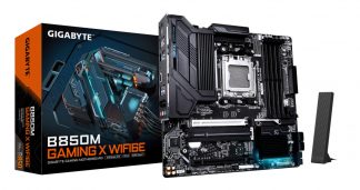 GIGABYTE B850M GAMING X WIFI6E Motherboard - AMD Ryzen 9000 Series CPUs, 10+2+2 Phases Digital VRM, up to 8200MHz DDR5 (OC), 1xP