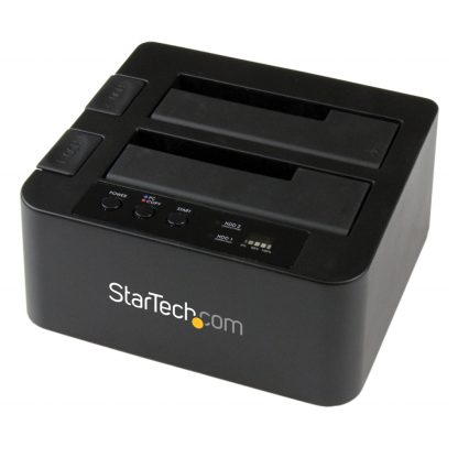 StarTech.com Dual Bay Hard Drive Duplicator, Standalone USB 3.0 (5 Gbps) / eSATA to 2.5/3.5" SATA III HDD/SSD Cloner/Copier, Ha - Image 5