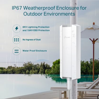 TP-Link Omada AX3000 Indoor/Outdoor WiFi 6 Access Point - Image 7