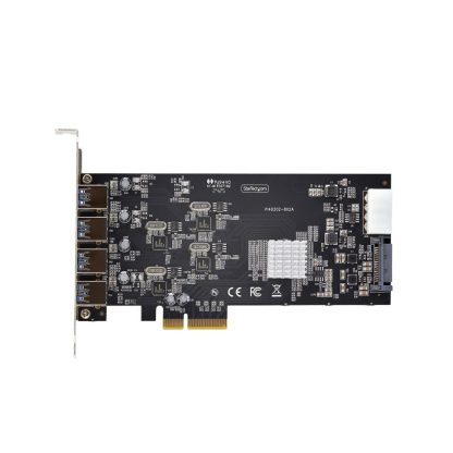 StarTech.com 4-Port USB PCIe Card, USB 3.2 5Gbps, PCI Express Expansion Card with 4x Independent USB Controllers, 4x USB-A Port - Image 2