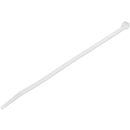 StarTech.com 8"(20cm) Cable Ties - 1/8"(4mm) wide, 2-1/8"(55mm) Bundle Diameter, 50lb(22kg) Tensile Strength, Nylon Self Lockin