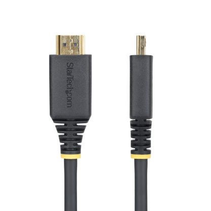 StarTech.com 6ft (1.8m) High Speed HDMI Cable with Gripping Connectors, 4K 60Hz/1440p 144Hz, HDR10/HDCP 2.2/ARC, 18Gbps, UHD HDM - Image 3