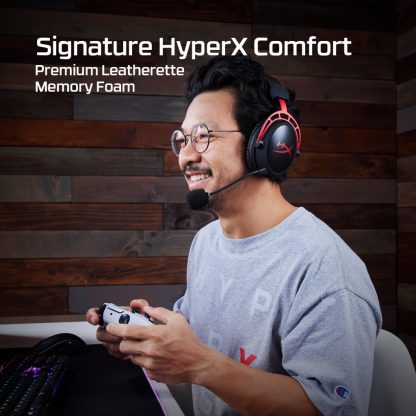 HyperX Cloud Alpha - Wireless Gaming Headset (Black-Red) - Image 5