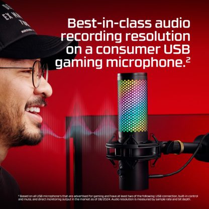 HyperX QuadCast 2 S - USB Microphone (Black) - Image 12